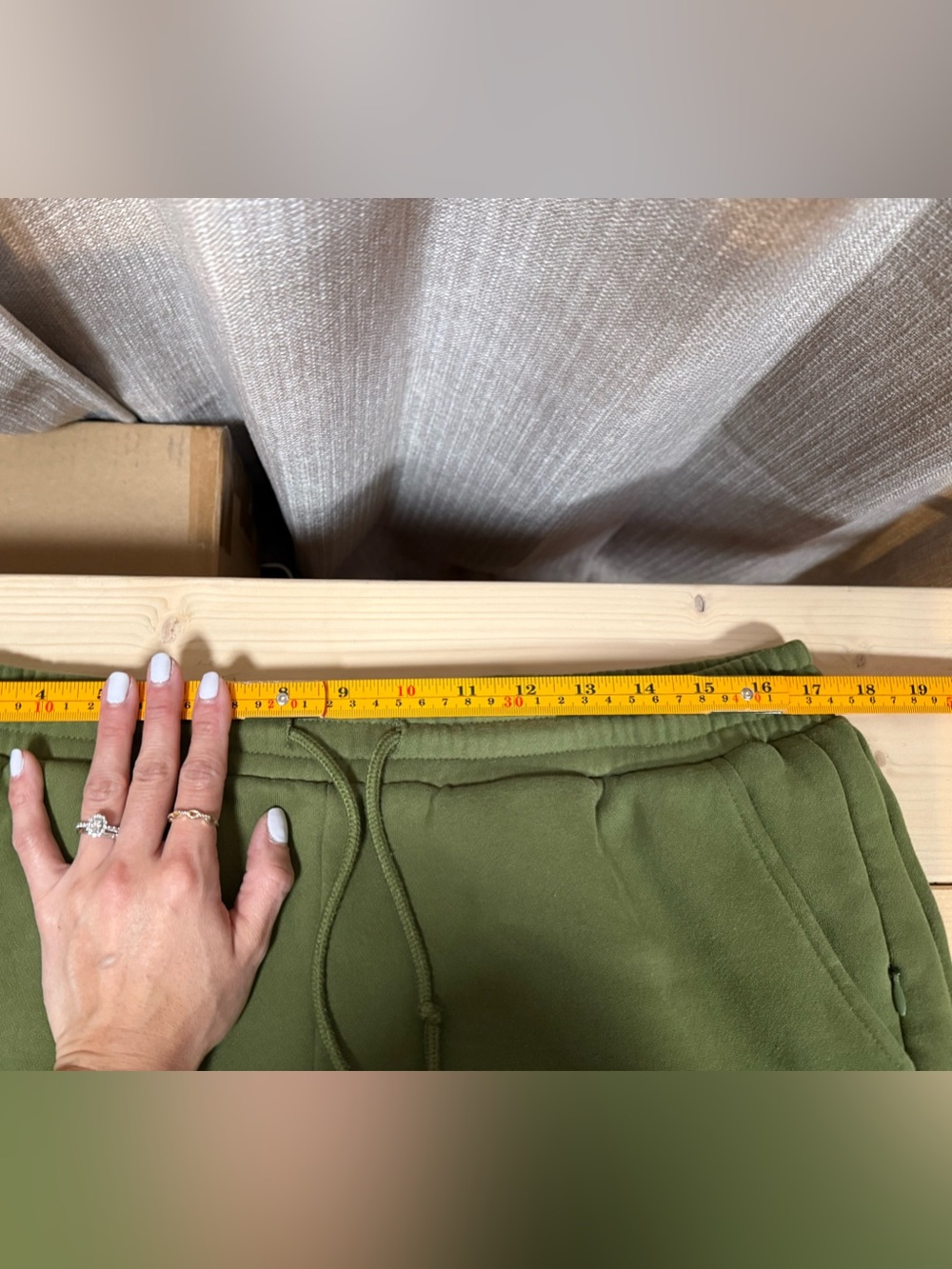 SweetGrass Clothing Olive Palmetto Rose Fleece Joggers XL - Picture 14 of 16